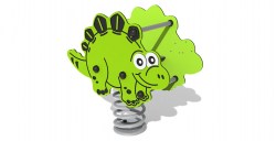 C116-001-01(00) Stegosaurus Springer - Sit In (No Backrest)